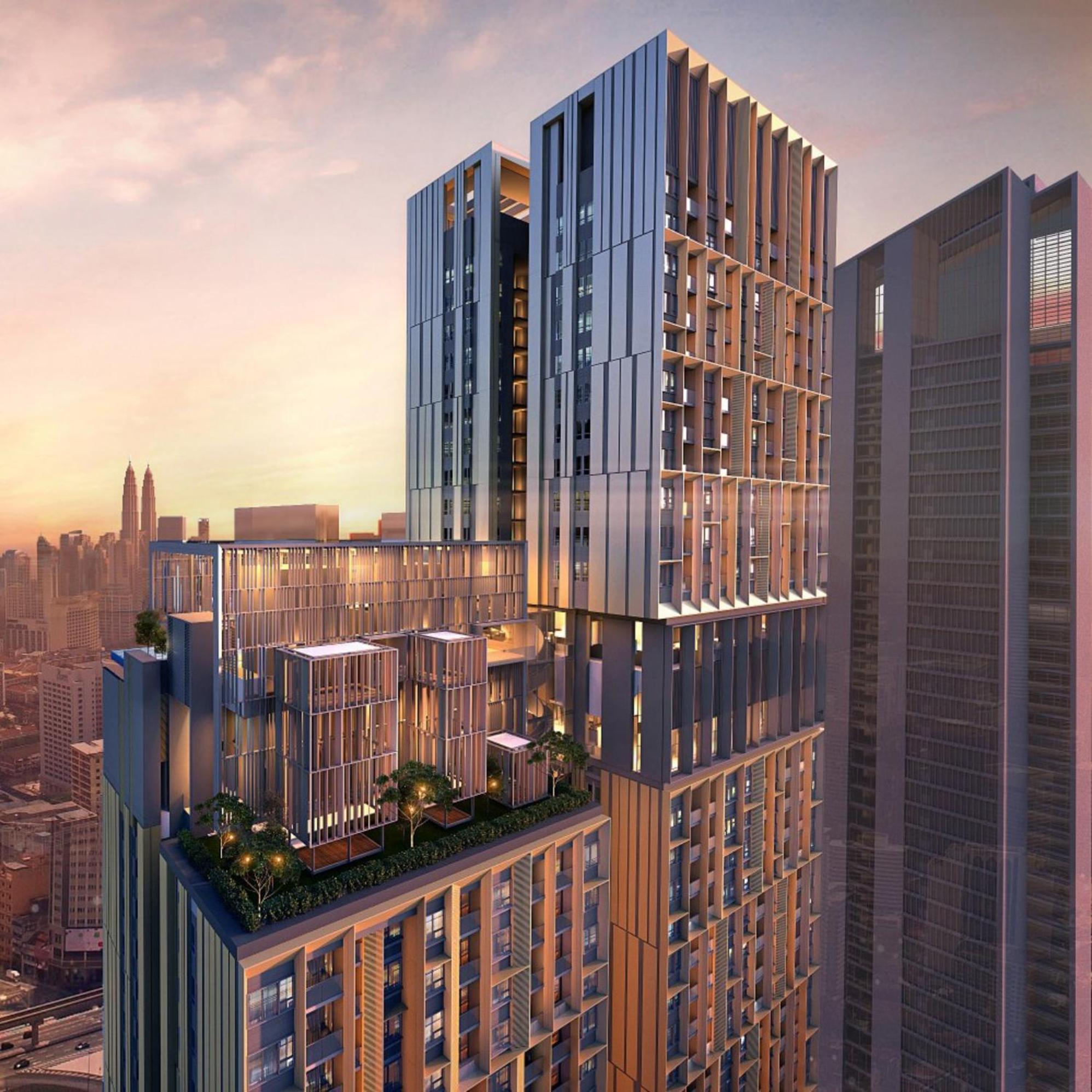 Lotus Infinity Pool At Lucentia Apartment Kuala Lumpur